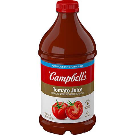 Campbell S Tomato Juice Fl Oz Tomato Juice D W Fresh