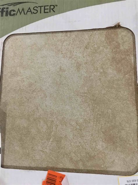 Trafficmaster Portland Stone Beige In X In Glazed Ceramic Floor