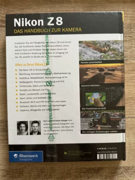 NIKON Z8 DAS Handbuch Zur Kamera Nikon Z8 Nikon Systemkamera