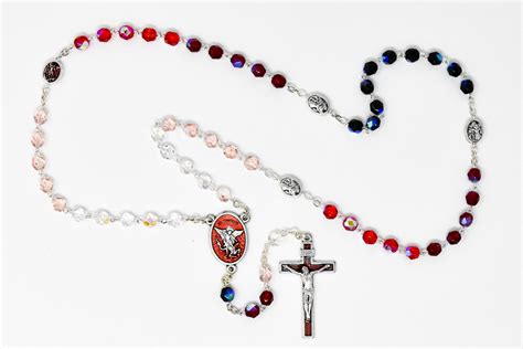 CATHOLIC GIFT SHOP LTD St Michael Guardian Angel Rosary Beads