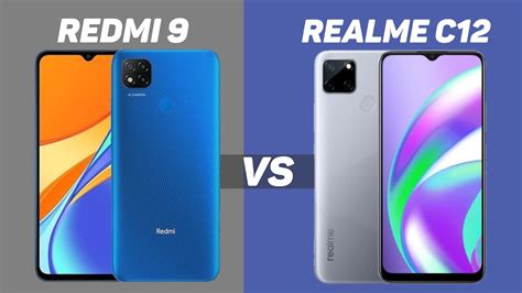 Realme C12 Vs Redmi 9 Full Comparison Camera Battery Best Budget