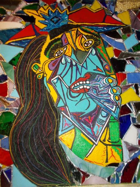 Stain Glass On Glass Acrylic Painting By Todisfly On Etsy 2500 00 Painting Pablo Picasso