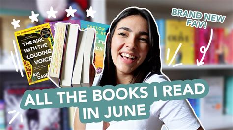 June Wrap Up All The Books I Read In June New Fav Youtube