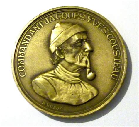 MÉDAILLE BRONZE COMMANDANT Jacques Yves COUSTEAU La Calypso graveur R