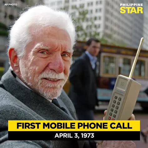 The Philippine Star On Twitter On This Day In 1973 Martin Cooper An American Engineer Made