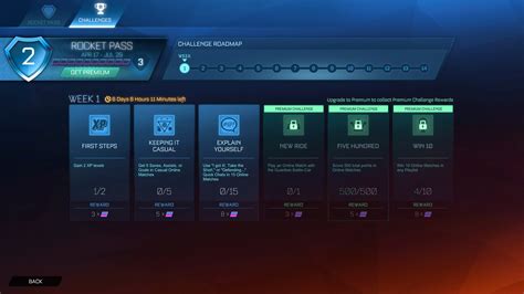 Rocket League Has A New Rocket Pass Out With A Weekly Challenges System
