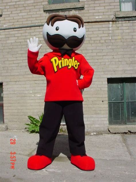 Pringles Man Custom Mascot Pringles Beard Halloween Costumes