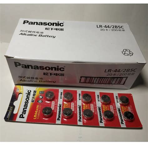 Panasonic piles bouton 200 V 100 pièces lot 1 5 originales pièces