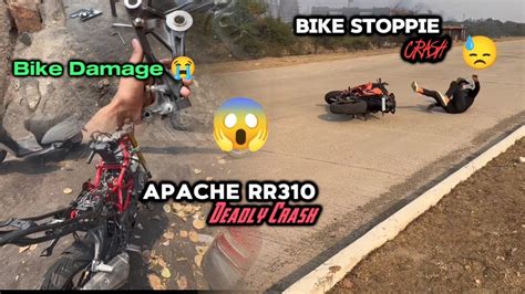 STUNTS CRASH Stoppie Fail Bike Bhe Tutgai Apache RR310 Deadly