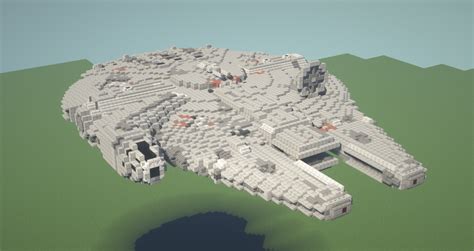 The Millennium Falcon Star Wars Minecraft Map