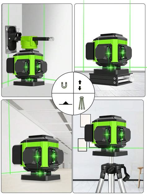 Clubiona D Linee Verde Livello Laser Con Telecomando E