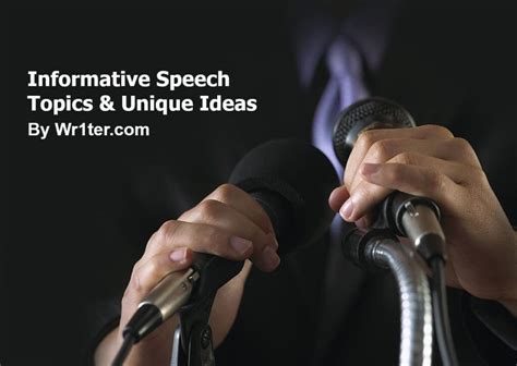 650 Informative Speech Topics And Unique Ideas Wr1ter