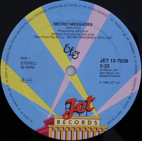 Electric Light Orchestra Secret Messages 12 Inch