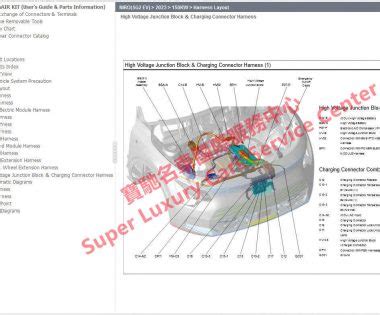 Kia Ev Hev Phev Workshop Service Repair Manual Wiring Diagram