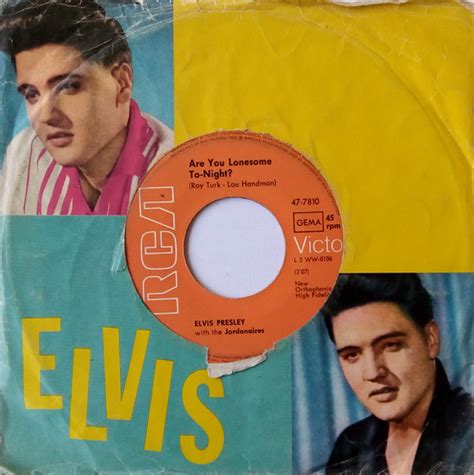 Price Value For Elvis Presley Are You Lonesome To Night I Gotta Know