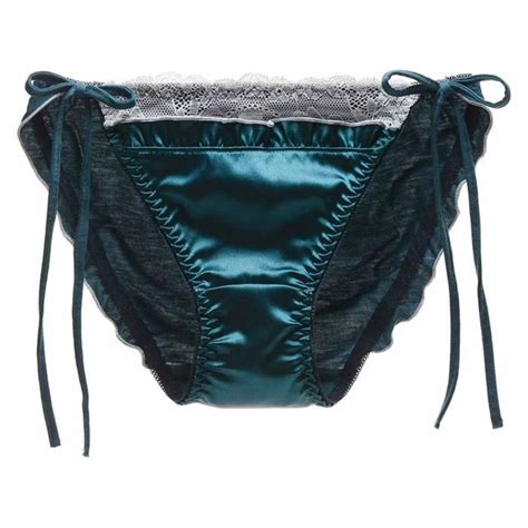 YOOJIA Slip Femme Satin String Tanga Thong Elastique Slip Taille Basse Erotique Lingerie De Nuit