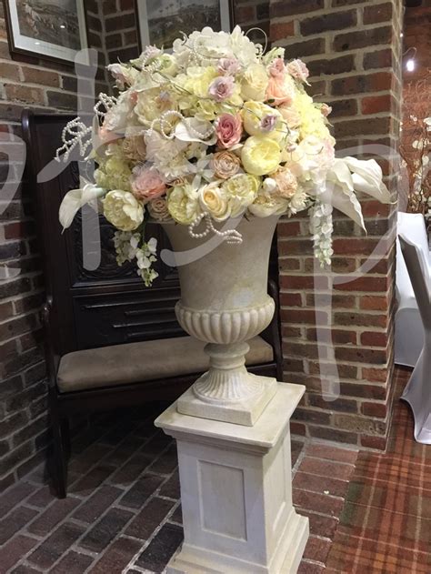 Ivory Floral Urn Arrangement So Lets Party