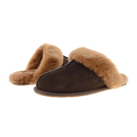 Zapatillas Mujer Piel Marr N Scuffette Ugg Paula Alonso