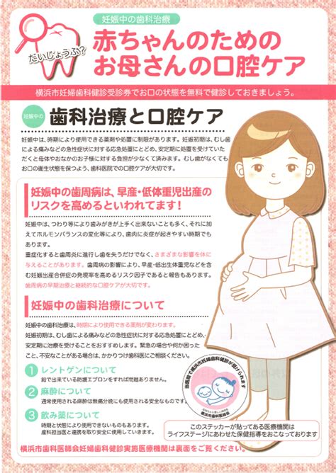 妊婦歯科健診案内