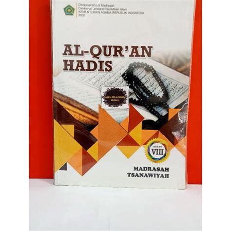 Jual Buku Al Quran Dan Hadis Kelas Viii Madrasah Tsanawiya Mts