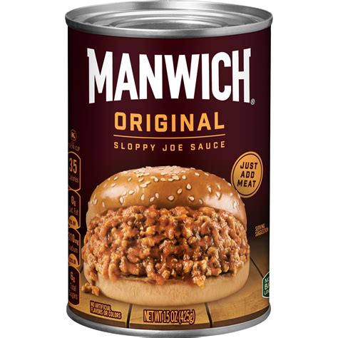 Manwich Original Sloppy Joe Sauce Canned Sauce 15 Oz