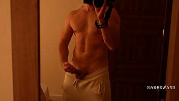 Muscular Guy Couldn T Pass By The Mirror Without Jerking Off XVIDEOS