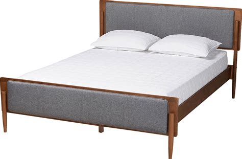 Bolender Gray Polyester Fabric Queen Bed Rooms To Go