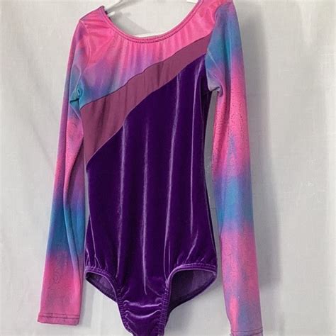 Body Wrappers One Pieces Body Wrapper Long Sleeve Leotard Pink And