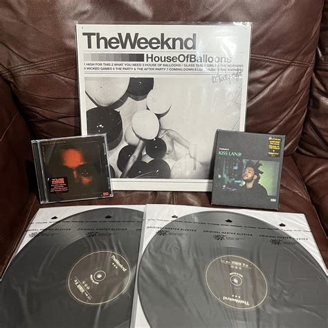 The Weeknd Bundle - House of Balloons Vinyl, Kiss... - Depop