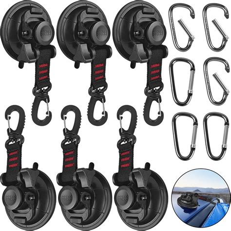 Amazon DEWINNER Heavy Duty Suction Cup Anchors With Hooks Vacuum