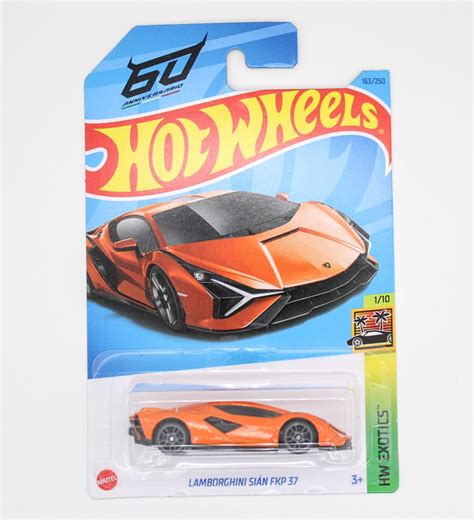 Hot Wheels Lamborghini Sian Fkp Orange Walmart