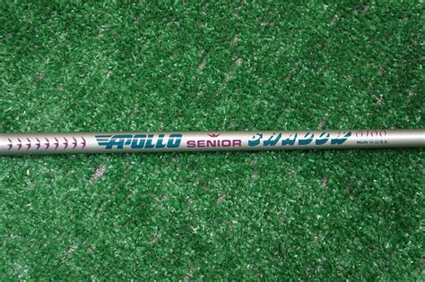 Apollo Shadow G100 Senior Flex Graphite Driver Wood Shaft 45 335