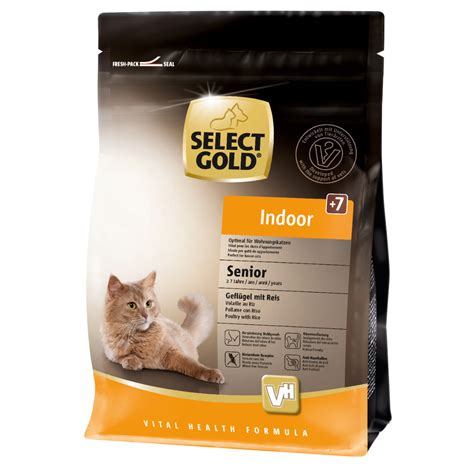 Select Gold Indoor Per Gatto Senior Con Pollame E Riso Arcaplanetit