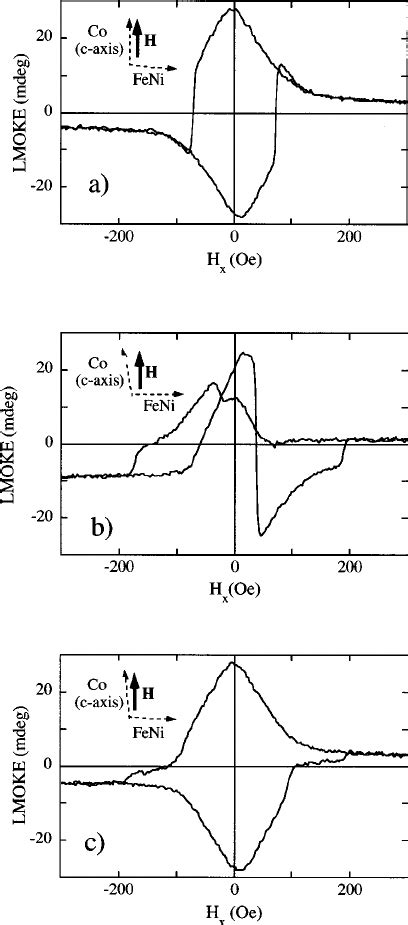 Mshg Hysteresis Loops Of The Nio Nm Film Measured In Transverse