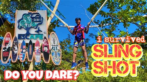 Escape Penang Theme Park Sling Shot Survivor Do You Dare Youtube