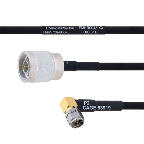 N Male To Ra Sma Male Mil Dtl 17 Cable M17 84 Rg223 Coax In 200 Cm