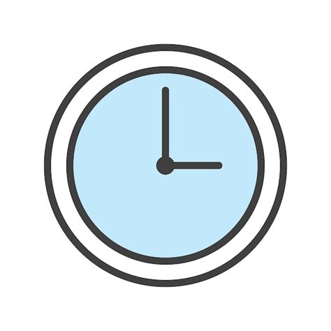 Vector de iconos de reloj en el diseño de moda Vector Premium