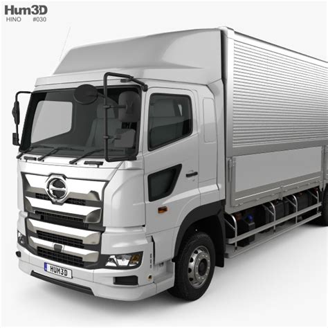 Hino 700 Profia 箱型トラック 3アクスル 2020 3dモデル ダウンロード トラック On