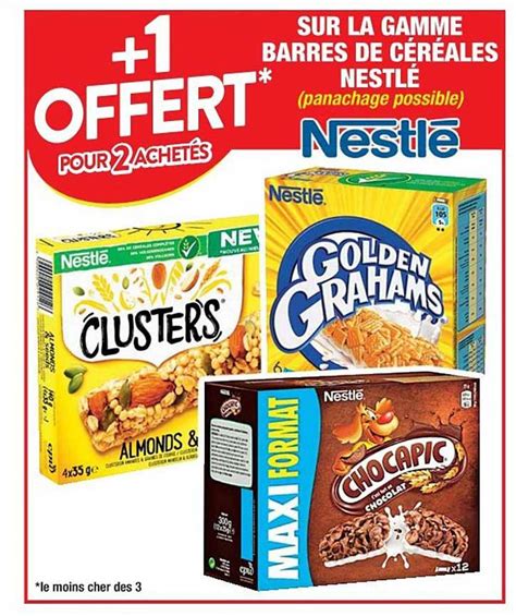 Promo Gamme Barres De C R Ales Nestl Chez Cora Icatalogue Fr