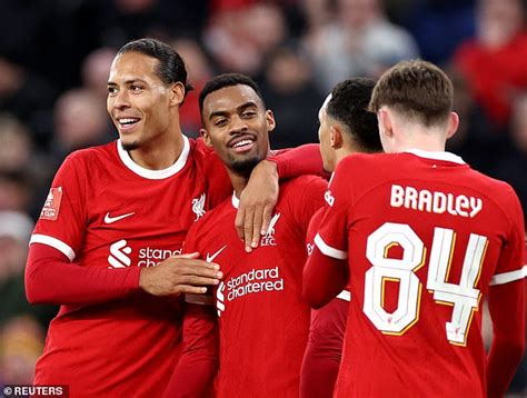 Liverpool 5 2 Norwich Jurgen Klopp Leads Reds Into The Fa Cup Fifth Round In First Game Since