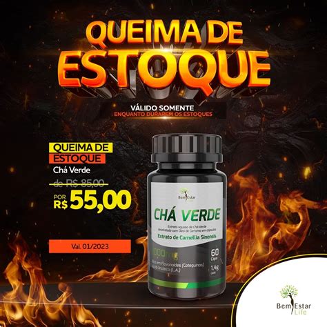 Ch Verde Queima De Produtos Bem Estar Life Recife Loja Virtual