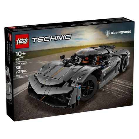 Technic Koenigsegg Jesko Absolut Grey Hypercar Mind Games