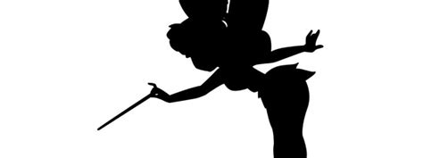 Tinkerbell Silhouette Cut Out Large