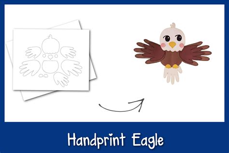 Eagle Handprint Craft For Kids