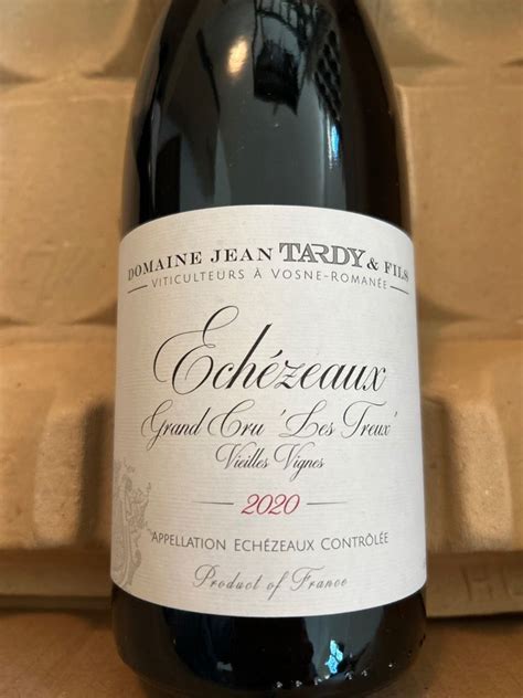 2020 Domaine Jean Tardy Et Fils Echezeaux Les Treux Vieilles Vignes