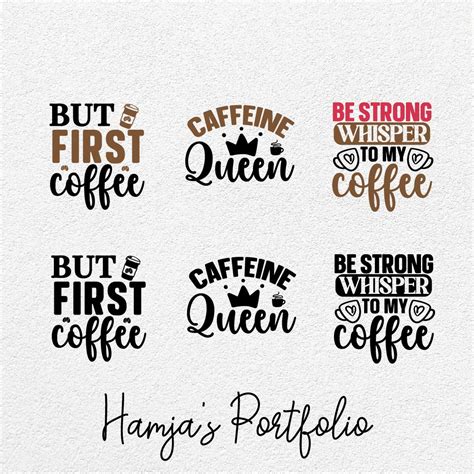 Coffee Typography Vector MasterBundles