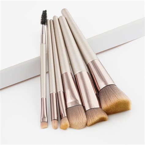 Essential Travel 6 Piece Makeup Brushes Set Makeup Brush Set Shenzhen Fantastic Cosmetic Co