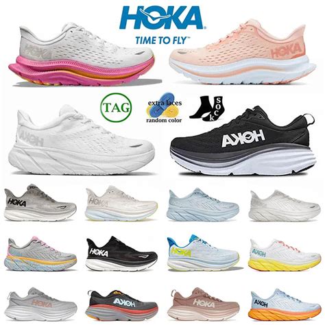 Designer Hoka One Bondi 8 2024 Running Hokas Shoes Womens Mens Platform