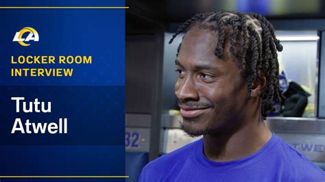 Los Angeles Rams Locker Room Availability Wide Receiver Tutu Atwell