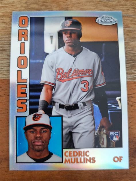 Topps Chrome Retro Cedric Mullins Rookie Rc Baltimore Orioles